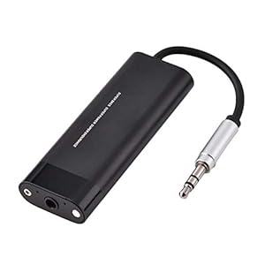 Tosuny Hoofdtelefoonversterker, 3,5 mm AUX-versterker digitale audiospeler voor smartphones met…