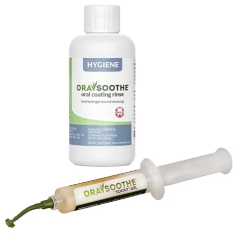 American Goods All-Natural ORA SOCKIT Gel 1Pk/10g with Professional Oral Rinse 3.4oz. Mouth Pre-tratment Gum & Coating Care, Clear