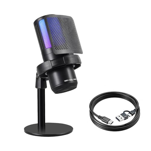 Micrófono USB RGYBAO con filtro para eliminar el ruido de fondo en tus grabaciones de video