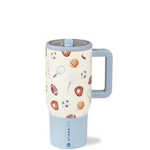 Image of HydroJug Kids - 20 oz Insulated Kids Water Bottle with Flip Straw & Handle | Leak-Proof & Durable | Perfect for School, Sports, Lunch, Travel & Camp, Sports