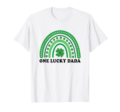 Mens St Patrick's Day - One Lucky Dad Dada Daddy Papa T-Shirt 1 Mens St Patrick's Day - One Lucky Dad Dada Daddy Papa T-Shirt