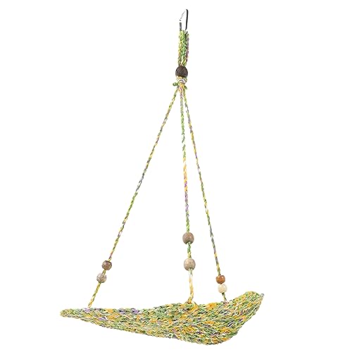 POPETPOP Lizard Tank Hanging Hammock Breathable Mesh Sleeping Bed for Reptiles Cotton Material for Chameleons and Pets Easy to Install and Wear-Resistant