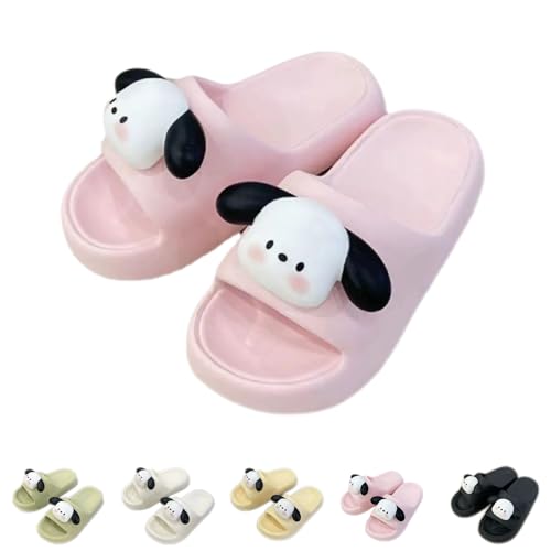 Puppy Slippers Lovely Indoor Bathroom Home Men Slippers Outside Wearing Couples Beach Slippers Women