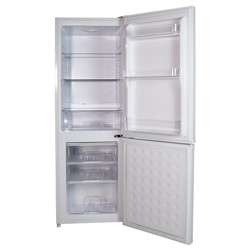 HYE Fridge Freezer - Small 60/40 Freestanding Fridge Freezer, 143.9cm Height, 50cm Width, 151L Capacity, Quiet 38 dB Operation, Suitable for Couples & Families, White - RF01FF151W24 - Image 3