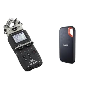 Zoom – Zoom - H5 - Tragbarer 4-Spur-Recorder mit herausnehmbaren Ka