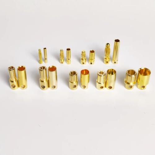 Plug de plátano para motor de 6mm: conectores macho en pack de 40 unidades 8