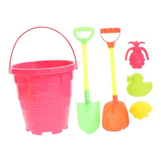 VICASKY 1 Conjunto 6 Unidades balde de praia balde de areia de praia brinquedos de areia de praia brinquedos de praia Brinquedos infantis brinquedo infantil brinquedo de areia quadriciclo