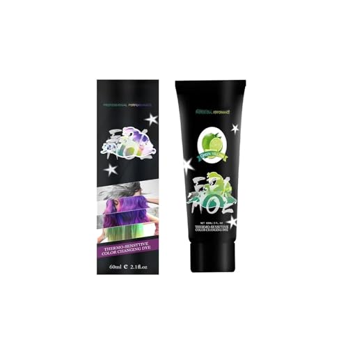 Acondicionador degradado para el cabello suave, sin daños en el cabello ni el cuero cabelludo, fácil cambio de color del cabello, acondicionador de cabello, 60 ml HzN799 (negro, 60 ml)