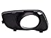 Exterior Accessories - Front Bumper Fog Light Cover Grilles L+R Compatible with 07-14 Smart Car Fortwo 451 Mk2