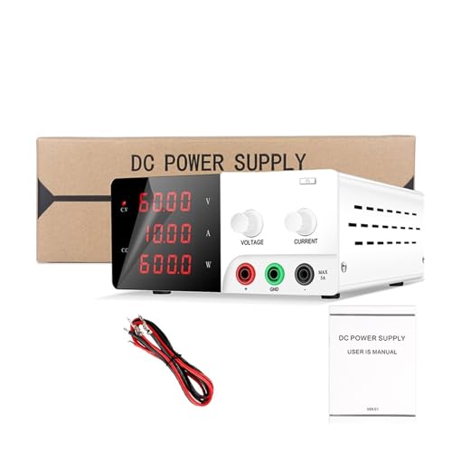 Alimentation CC de laboratoire 60V 10A variable stabilisée blanche R-SPS6010