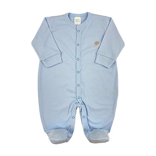 Kit 3 peças - 1 Macacão Bebê Malha Canelada Zíper, 1 Macacão Bebê Malha Canelada Botão e 1 Conjunto