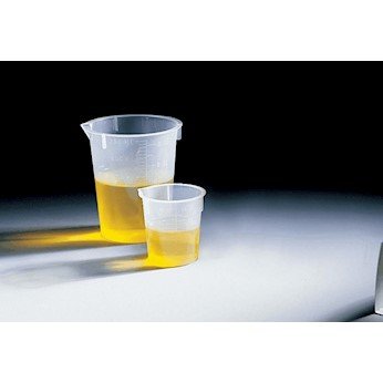 Gobelets Gryphon low-form en polypropylène jetable de 250 ml pour laboratoires et écoles