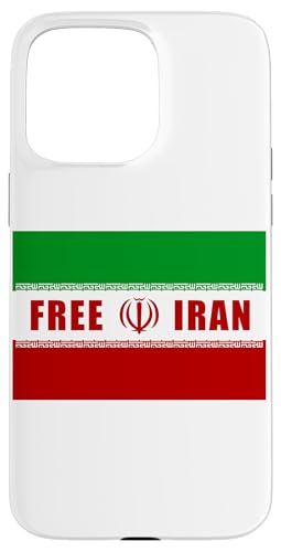 Free Iran Country Map & Sun Emblem Flag �X�}�z�P�[�X iPhone 15 Pro Max �p