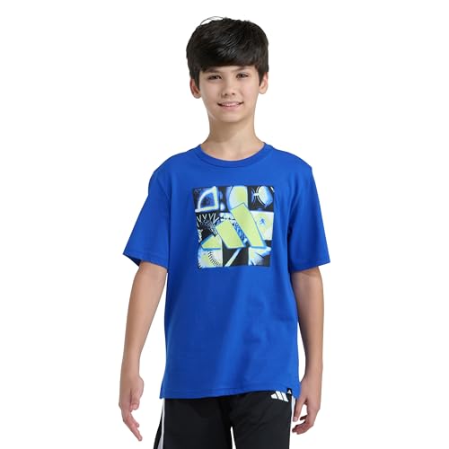 Image of adidas Boys Sports Theme Short Sleeve Tee