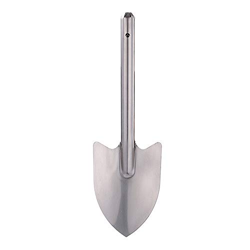 QWERTOUR Stainless Steel Garden Shovel Durable Outdoor Explore Camping Spade Emergency Survival Hand Tools