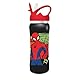 Diakakis Kids Kinder Lunchbox Set - Sandwichbox & Aluminium Wasserflasche 500ml - Schule Reise Mittagessen Essen Set BPA Frei (Spiderman 2)