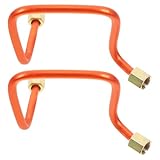 HOLIDYOYO 2stücke Luftkompressor Zubehör Aluminiumrohr Mit Rückschlagventilanschluss Für Luftpumpen Geeignet Für Werkstatt Und Fabrikeinsatz