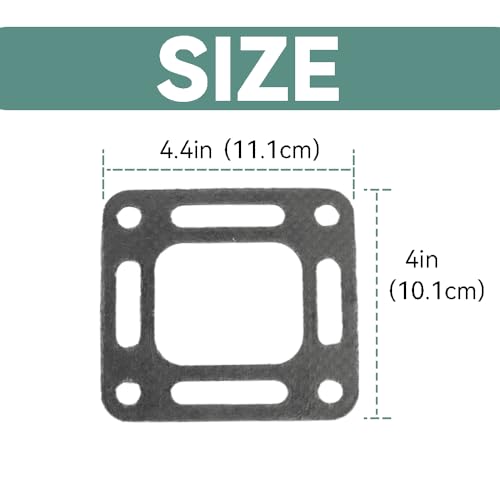 Image of DSkoiph 18-2849-1 27-818832 27-863726 Manifold Gasket Exhaust Elbow Gasket Compatible with Mercruiser Stern Drive Mallory 4PCS