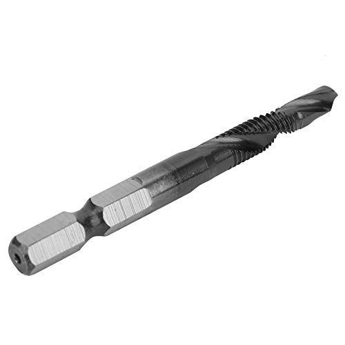 Bohrgewindebohrer, Multifunktionaler Schnellarbeitsstahl-Verbundgewindebohrer Schraubendreher Bohren und Gewindeschneiden Integriertes Bohrerset(M6 X 1)