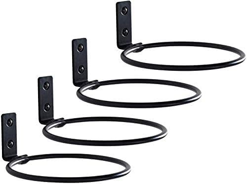 Easyroot Hanging Wall Mounted Plant Stand (Ring Shape - Metal,Black Color)- Set of 4 (B09JSWW65T) Amazon Price History, Amazon Price Tracker