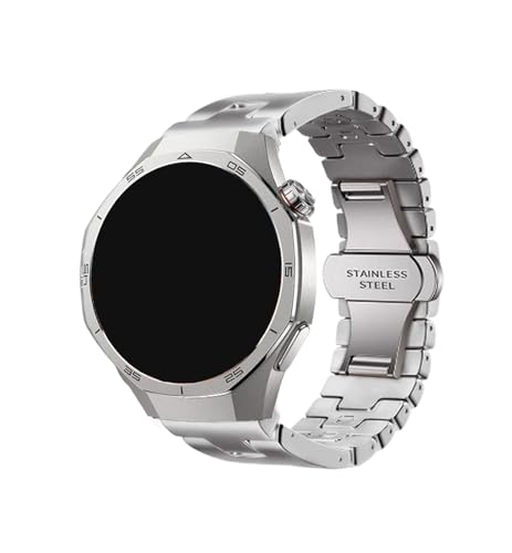 [LOKLNEYK] 22mmH`XeX|xgɓKHuawei Watch GT5 Pro GT5 GT4 GT3/3 Pro GT2/2 E/2 Pro 46mm(Silver,For Huwei Watch 4 4Pro)