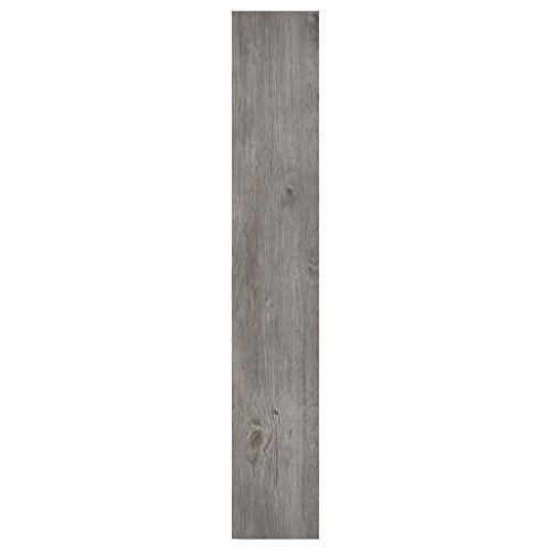 6 x 36 in. Nexus Light Grey Oak Self Adhesive Vinyl Floor Planks - 10 Planks by 15 sq. ft.