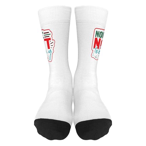 nope not today half calf sock for son3