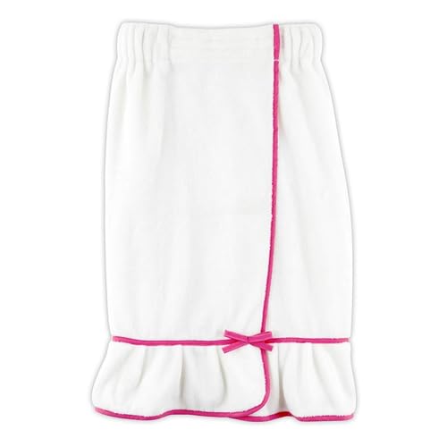 Image of Bella Sleep + Spa Ultra Soft Plush Luxury Spa Shower Bath Wrap with Adjustable Closure, One Size, Hot Pink