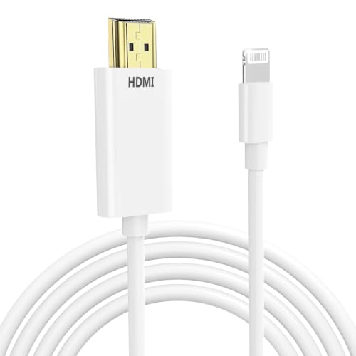 Image of KikoSaka Lightning to HDMI Cable for iPhone TV Adapter Apple MFi Certified