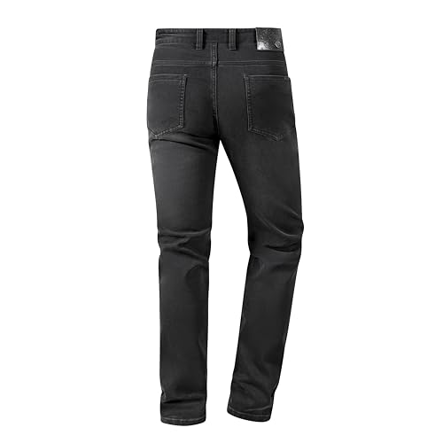 Men's Stretch Straight Leg Jeans Classic Straight Leg Jeans Made from Black Stretch Denim with Five Pockets2