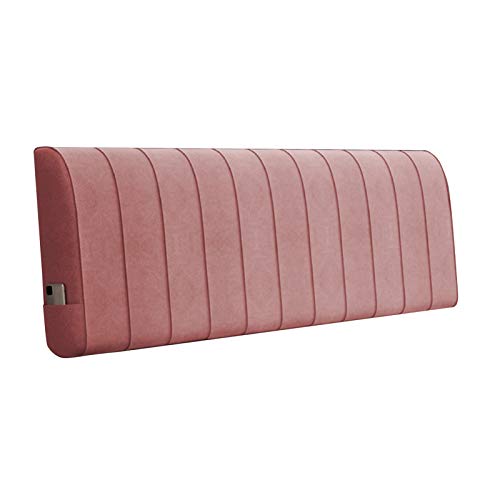 LIANGJUN Headboard Bed Backrest Cushion, Soft Case Reading Pillow, Back Support Lumbar Pad for Hotel Bedroom Double Bed for Bed Without Headboard, Thickness 11cm, 6 Colors