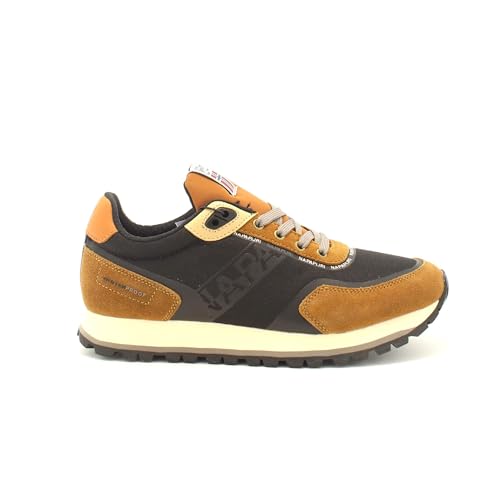Baskets Napapijri homme daim et tissu technique respirant noir