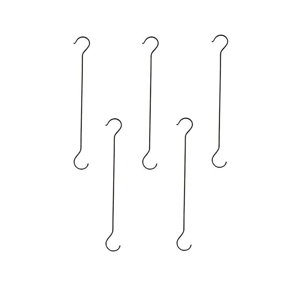 Amazon Brand – Umi 16" Large Heavy Duty Long S Shaped Plant Hanging Hooks, Stainless Steel Large Size Outdoor Plant Hanging Hanger, for Bird Feeder, Tree Branch Hook, Outdoor Lights (Pack of 5, Black) (B09VCB72Z4) Amazon Price History, Amazon Price Tracker