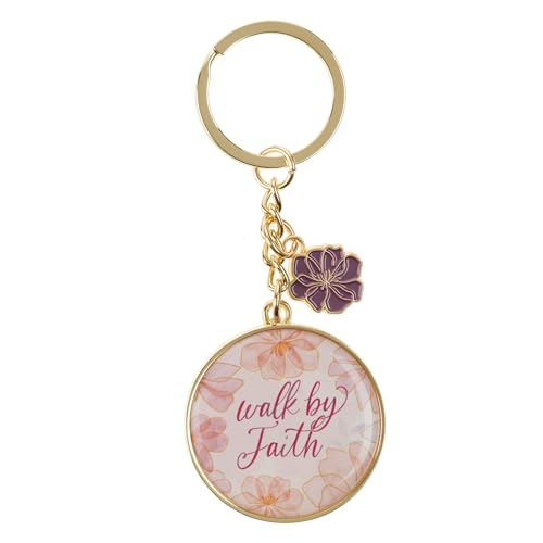 Image of Christian Art Gifts Inspirational Scripture Keychains with Charms for Women: Encouraging Bible Verses, Novelty Key Rings