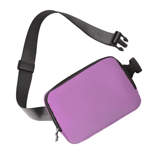 Image of Tlmody Belt bag Fanny pack crossbody bags for women Everywhere belt bag (Purple)