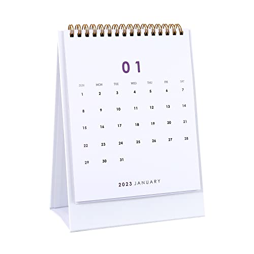 Tischkalender 2022-2023, 22 x 15,5CM Tisch Kalender von September 2022 bis Dezember 2023,Kalender 2023 Spiralbindung Bürokalender Schreibtischkalender Wochenkalender Monatskalender Aufstellkalender Cover
