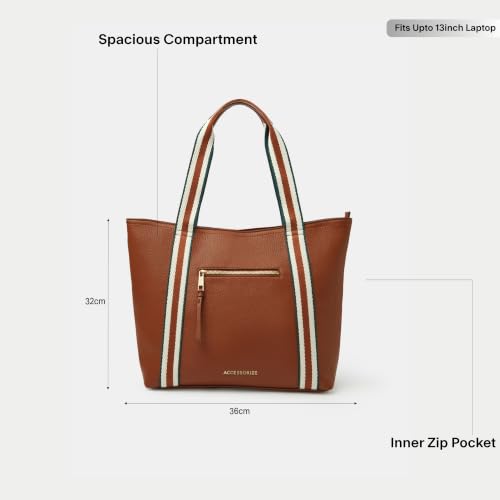 Accessorize brown tote bag – image 6