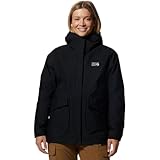 Mountain Hardwear Women's Standard Weather Down Parka, Black, X-Large