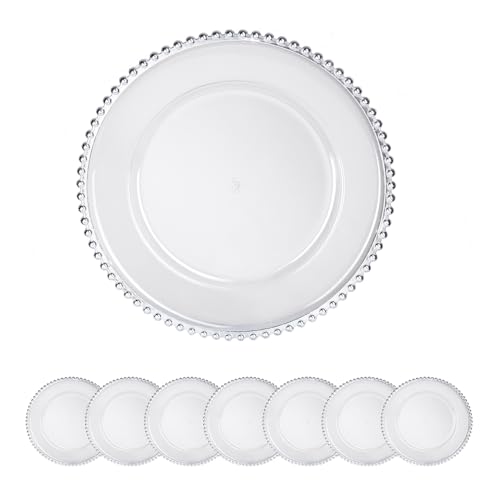 Platos plásticos resistentes color plata pack 6 miniatura 2