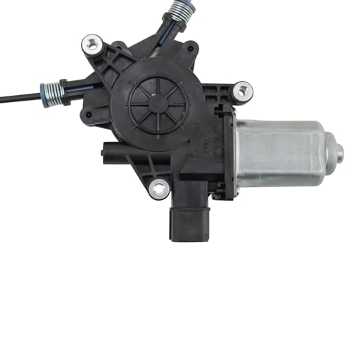 Image of TRQ Front Driver Side Power Window Motor and Regulator Assembly Compatible with 2010-2014 Subaru Legacy Without Anti-Pinch Option 2010-2014 Outback Without Anti-Pinch Option