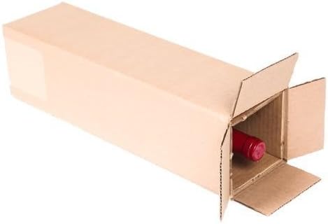 SpiritedShipper One Bottle Wine Shipper - Kraft (10 Boxes and Inserts)