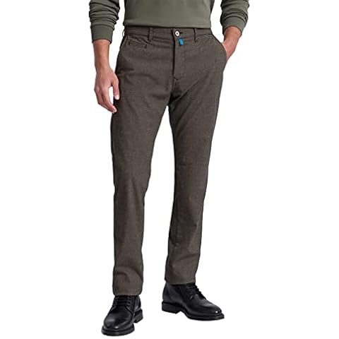 Pierre Cardin Men's Lyon Tapered Trouser in Timber Wolf Cover