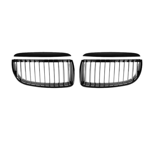 Calandre double ligne noire brillante pour Série 3 E90 E91 2005-2008 design premium