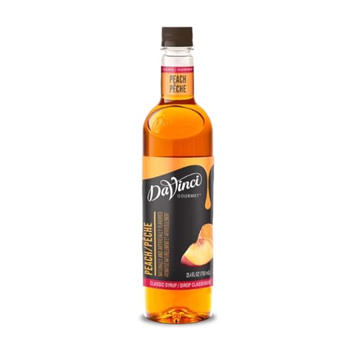 Davinci Gourmet Classic Peach Syrup, 25.4 Fluid Ounces (Pack Of 1)