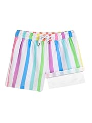 A White Rainbow Striped