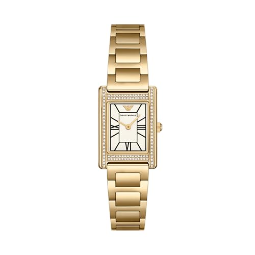 Montre dorée Emporio Armani AR11659 élégante en acier inoxydable pour femme