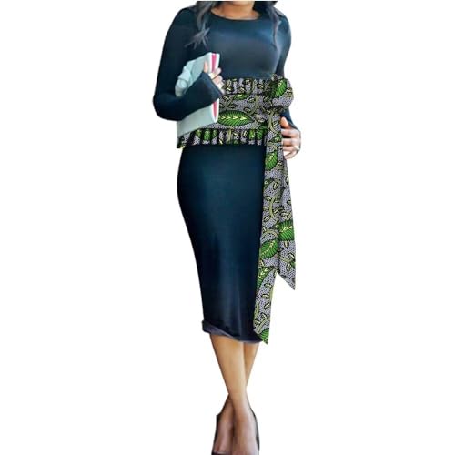 iooiooi African Women Waist Belts Print Vintage Wide Waist Belt for Tops Dress One size