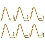 Utilisations multiples : convient pour une utilisation à la maison, au bureau, dans les commerces, les cafés, les mariages, les musées et les fêtes à thème ; support pour assiette décorative, porte-plaque décorative