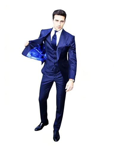 Blazer à rayures pour corriger la silhouette veste homme élégante