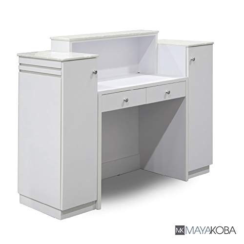 Best White Salon Reception Desk Create The Perfect Focal Point For
